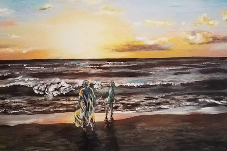 "Infinite" commision, Mixed Media