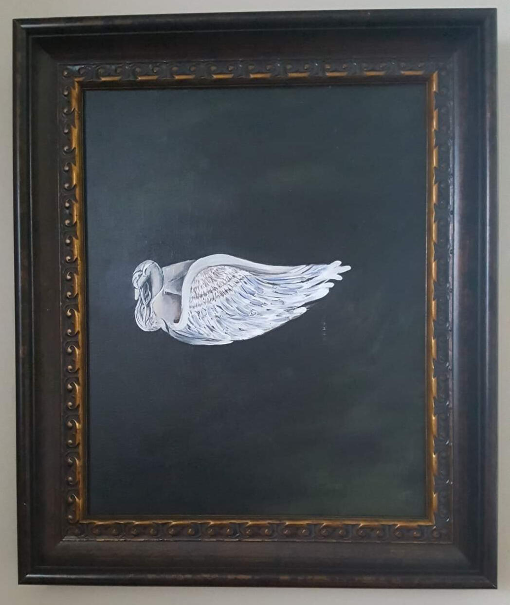 "Burden," 16x20, Mixed media, $180